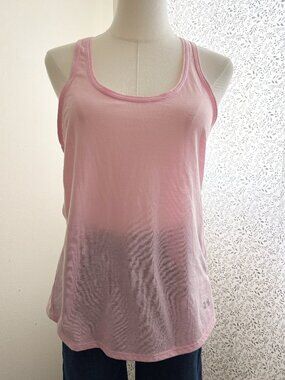 Under Armour Streaker Tank Top Women S Pink Racerback Running HeatGear Athletic